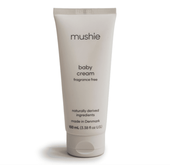 Mushie Skincare Baby Cream voide päivittäiseen käyttöön Ihoa tehokkaasti kosteuttava, luonnonmukaisista raaka-aineista valmistettu voide on suunniteltu hoitamaan vauvan herkkää ihoa ja auttamaan pitämään vauvan ihon hyvinvoivana ja terveenä!