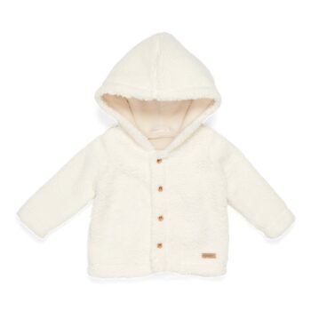 Little Dutch teddypintainen takki vauvalle, valkoinen Little Dutch pehmeä ja mukava takki on täydellinen valinta yhdessä lämpöpussin kanssa käytettäväksi vauvan matkustaessa autossa tai vaunuissa, takki vastaa lämmittävyydeltään topattua hupparia. Lämpöisemmillä keleillä takki riittää hyvin sellaisenaan!
