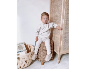Babystyling vauvan housut, sävy Sand (vaalea beige) Pehmeät ja kauniinsävyiset housut ovat mukavat päällä! 