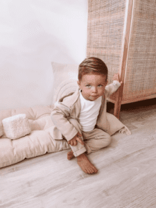 Babystyling Wafel siistit housut Sand