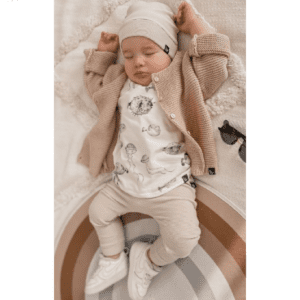 Babystyling vauvan housut Rib Sand vaaleanbeige