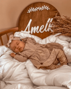 Babystyling vauvan mekko Ruffle Dress Jersey Sand