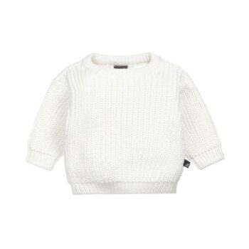 Babystyling Knitted Sweater vauvan neulepaita, sävy White