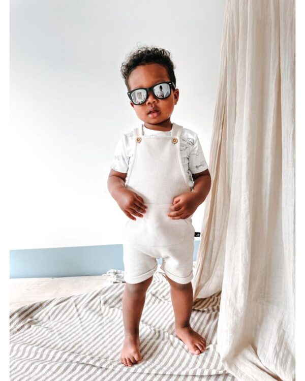 Babystyling Wafel lyhytlahkeinen haalari vauvalle Sand