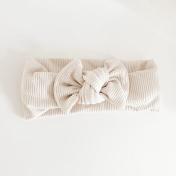 Vauvan rusettipanta Lovely Beige