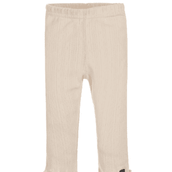 Babystyling vauvan housut, Ruffle Pointelle Sand