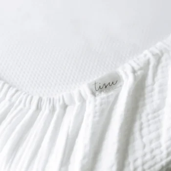 TISU valkoinen pinnasängyn aluslakana.