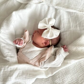 TISU vauvan pussilakanasetti, Cream