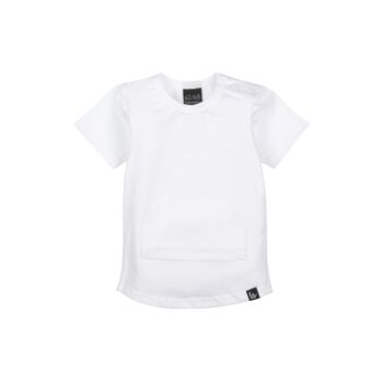Babystyling Pocket T-paita, white