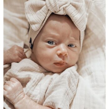 Babystyling pointellekuvioinen panta, Sand