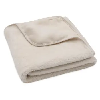 Jollein viltti 100x150cm, Basic Jersey / Sherpa Oatmeal