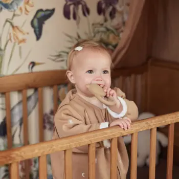 Helpottaa vauvaa hampaiden puhjetessa